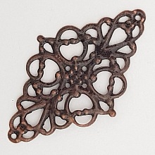 Breloque Fleur M&eacute;tal N&deg;096 Estampe Cuivre