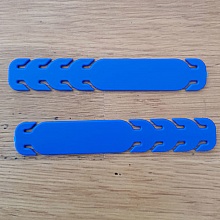 Attache elastique Protecteur d'oreille r&eacute;glable pour masque N&deg;02 Bleu