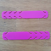 Attache elastique Protecteur d'oreille r&eacute;glable pour masque N&deg;02 Fushia
