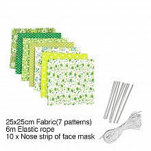 Ensemble de mat&eacute;riel de masque Vert
