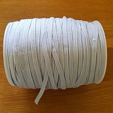 Elastique plat 5 mm Blanc X 10 M&egrave;tres N&deg;03