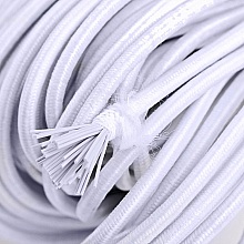 &Eacute;lastique rond 2.5 mm Blanc x 10 m&egrave;tres