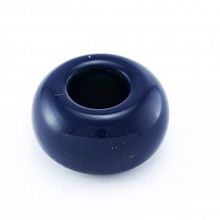 Rondelle r&eacute;sine Bleu Marine x 10 pi&egrave;ces