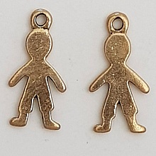 Breloque Enfant N&deg;49 Garcon Bronze