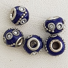 5 Perles Rondes 12/10 mm N&deg;02