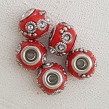 5 Perles Rondes 12/10 mm N&deg;04