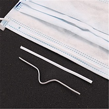 Bande pour pont de nez masque 10 cm N&deg;02-01 x 1 pi&egrave;ce Barre de nez Barrette nasal attache Masque.