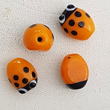 2 Perles Ovales 16/13 mm N&deg;01