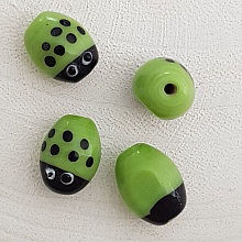 2 Perles Ovales 16/13 mm N&deg;03