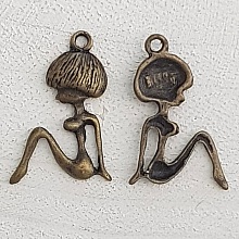 Breloque Enfant N&deg;50 Fille Bronze