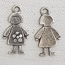 Breloque Enfant N&deg;55 Fille Argent