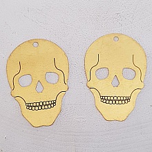 Breloque T&ecirc;te de mort N&deg;10