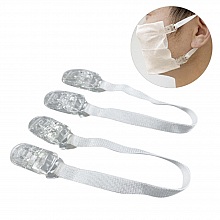 Clips Transparent masque 3.3cm x 1.3cm x 2 pi&egrave;ces
