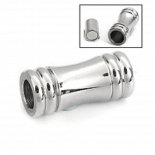 Fermoir aimant&eacute; Inoxydable 05 mm Argent N&deg;02