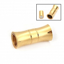 Fermoir aimant&eacute; Inoxydable 06 mm Dor&eacute; N&deg;06