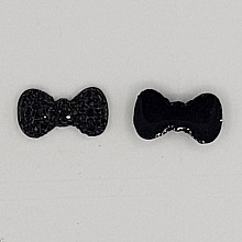 Breloque N&oelig;ud N&deg;13 breloque noeud ruban noir