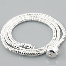 Collier 44cm Argent N&deg;01