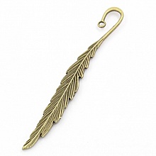 Marque page N&deg;01 plume Bronze