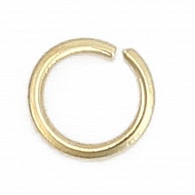 20 Anneaux de jonction ouvert 03 mm Inoxydable dor&eacute;