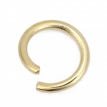 20 Anneaux de jonction ouvert 05 mm Inoxydable dor&eacute; N&deg;02