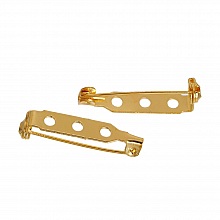 10 Supports Broches 27mm  N&deg;01 Dor&eacute;
