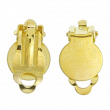 Supports Boucles d'oreilles Clips Plateau N&deg;04 x 1 Paire