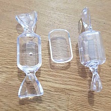 Bonbon plastique &agrave; garnir