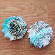 Fleur Tissus effiloch&eacute;e Fantaisie N&deg;11
