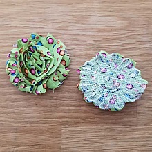 Fleur Tissus effiloch&eacute;e Fantaisie N&deg;13