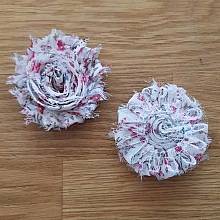 Fleur Tissus effiloch&eacute;e Fantaisie N&deg;33
