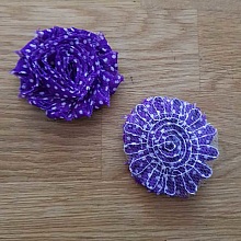 Fleur Tissus effiloch&eacute;e Fantaisie N&deg;35