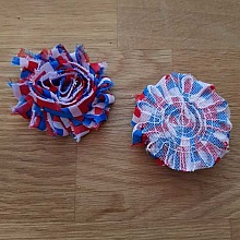 Fleur Tissus effiloch&eacute;e Fantaisie N&deg;48