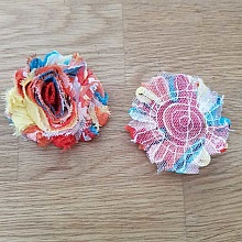 Fleur Tissus effiloch&eacute;e Fantaisie N&deg;52