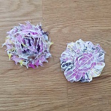 Fleur Tissus effiloch&eacute;e Fantaisie N&deg;53