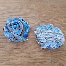 Fleur Tissus effiloch&eacute;e Fantaisie N&deg;55