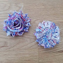 Fleur Tissus effiloch&eacute;e Fantaisie N&deg;65