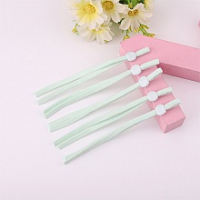 2 Bandes &eacute;lastiques cordon Vert Menthe avec Boucle R&eacute;glable attache pour Masque.