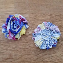 Fleur Tissus effiloch&eacute;e Fantaisie N&deg;83