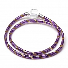 Bracelet Clip Europ&eacute;en 17 cm fermoir Lisse N&deg;28-02