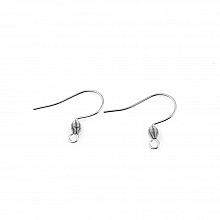 Support Boucle d'oreille Hame&ccedil;on Acier Inoxydable N&deg;01-02 X 5 Paires
