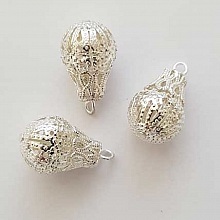 Breloque goutte ajour&eacute; Argent N&deg;02-01