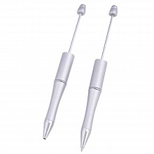 Stylo &agrave; d&eacute;corer pour perles Gris Argent&eacute; &agrave; customiser x 1 pi&egrave;ce