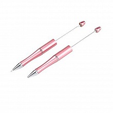Stylo &agrave; d&eacute;corer pour perles Gris Ros&eacute; &agrave; customiser x 1 pi&egrave;ce