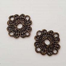 Breloque Divers N&deg;011 Bronze Fleur