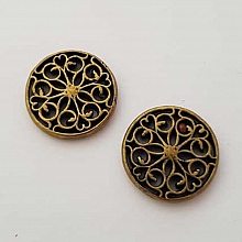 Breloque Divers N&deg;013 Bronze Rond