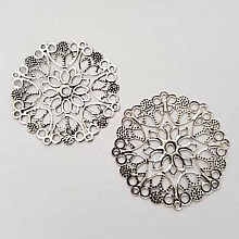 Breloque Divers N&deg;023 Argent Rond