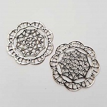 Breloque Divers N&deg;024 Argent Rond