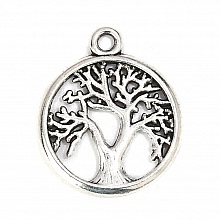 Breloque arbre de vie argent N&deg;01