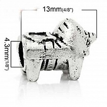 Perle N&deg;1008 Animal Argent