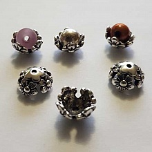 Embout calotte coupelle N&deg;17 Argent